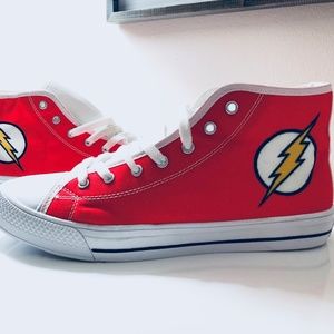 The Flash Converse Style Sneakers, EU Size 41